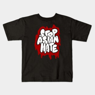 Stop Asian Hate Graffiti Kids T-Shirt